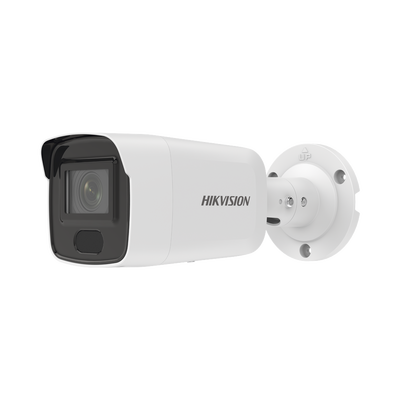 Bala IP 8 Megapixel / Lente 2.8 mm / 40 mts IR / Exterior IP67 / PoE / ACUSENSE / DARKFIGHTER / Captura Facial / Alarmas y Audio I/O / ONVIF / Micro SD