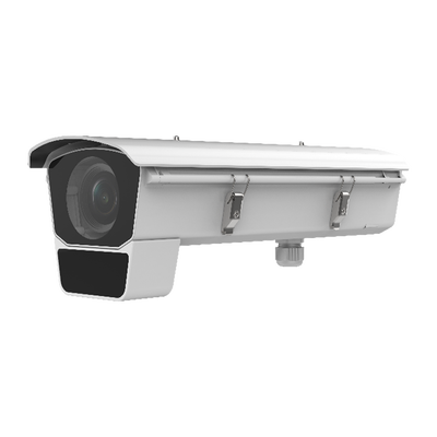 Cámara Tipo Box de 2MP / Lente 3.8- 16 mm / DarkFighter / Con Gabinete / IK10 / IP66 / Detección de Rostros / microSD