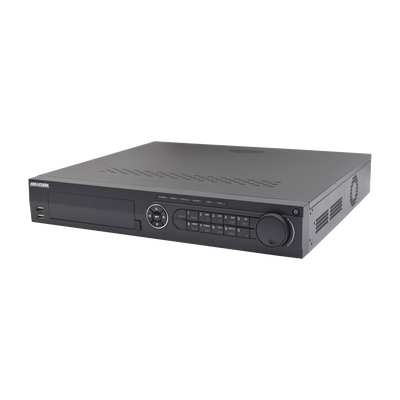 DVR 24 Canales TURBOHD + 8 Canales IP /2 Megapixel / 4 Bahías de Disco Duro / 4 Canales de Audio / 16 Entradas de Alarma