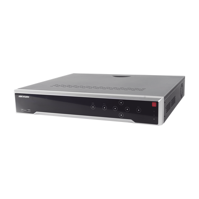 NVR 12 Megapixel (4K) / 32 Canales IP / 24 Puertos PoE+ / Switch PoE 300 mts / HDMI en 4K / Soporta POS