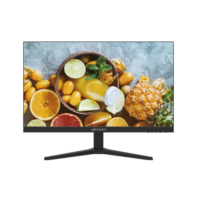 Monitor VA LED Full HD (1920 X 1080) de 23.8" / Ideal para CCTV, Oficina y Hogar / Entrada HDMI-VGA / Montaje VESA (100 X 100) / Uso 24/7 / Backlight E-LED / Ultra Delgado