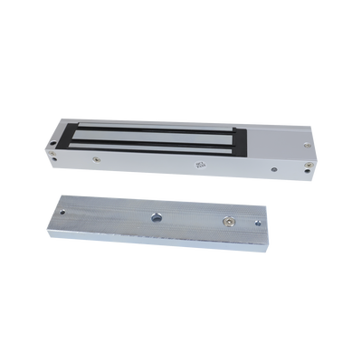 Chapa Magnética de 600 Lbs (272 Kg) / Montaje en Puerta Normal / Certificado CE / Uso en Interior / Magnetismo Anti-residual
