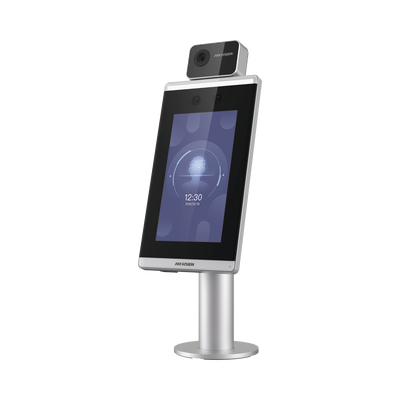 Biométrico para Acceso con Reconocimiento Facial ULTRA RÁPIDO / Cámara Dual 2mp / Incluye montaje para Torniquete / Termografia Industrial