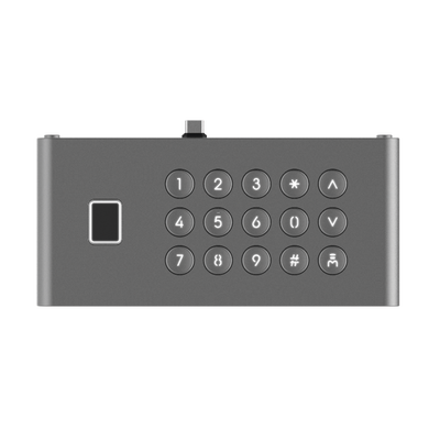 Módulo de Teclado y Huella Digital para Frente de Calle IP DS-KD9633-WBE6/ Conexión USB-C / 15 Botones / IP65 / IK07