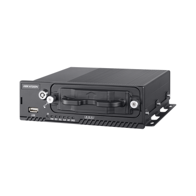 DVR Móvil 1080P / 4 Canales TURBO + 4 Canales IP / Soporta 4G / WiFi / GPS / Soporta HDD / Entrada y Salida de Alarmas / Salida de Vídeo