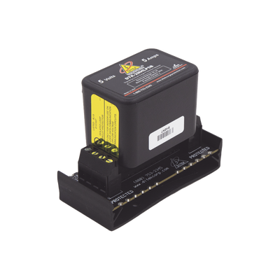 Protector modular para 2 pares, campo reemplazable, con base, circuito de 5 V