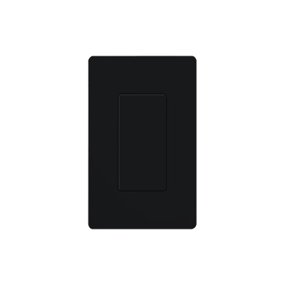Placa ciega color negro.