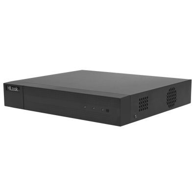 DVR 1080P Lite Pentahíbrido / 16 Canales TURBOHD + 2 Canales IP / 1 Bahía de Disco Duro / H.264+ / 1 Canal de Audio / Salida de Vídeo Full HD