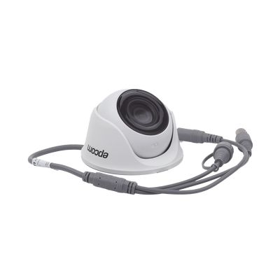 Turret TurboHD 4 Megapíxeles / Gran Angular 100° de visión / Lente 2.8 mm / Exterior IP66 / IR EXIR 20 mts / TVI-AHD-CVI-CVBS