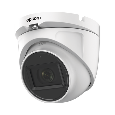 AUDIO POR COAXITRON / Domo TURBOHD 2 Megapixel (1080p) / Gran Angular 106° / Lente 2.8 mm / 20 mts IR EXIR / Exterior IP66 / 4 Tecnologías / dWDR / Metal