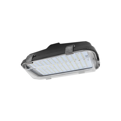 Luminaria LED  para alumbrado publico de 45 watts de 12/24 Vcc incluye tempocontrolador, 5040 Lm