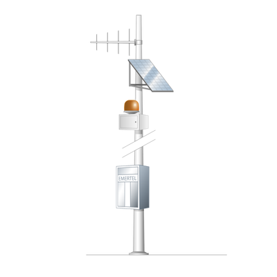 Sistema para Comunicación de Emergencia con Radio TK8302HK (UHF 450-520 MHz).
