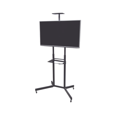 Soporte de Pantalla con Ruedas / Compatible con Monitores dee 32 "a 65" / Base para Colocar Accesorios Adicionales / Vesa 600 x 400