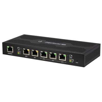 EdgeRouter PoE de 5 puertos Gigabit con funciones avanzadas de ruteo
