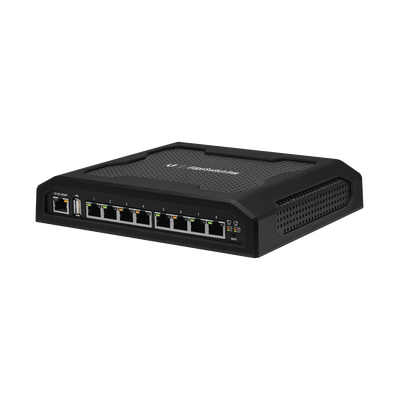 EdgeSwitch 8XP Administrable de 8 Puertos Gigabit PoE PRO de 24 V Pasivo y 48 V Pasivo, con funciones avanzadas de Capa 2