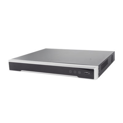 DVR 16 Canales TurboHD + 16 Canales IP / 8 Megapixel (4K) / Acusense (Evita Falsas Alarmas) / Audio por Coaxitron / 2 Bahías de Disco Duro / 8 Entradas de Alarma / 4 Salidas de Alarma / H.265+ / Salida de Video en 4K
