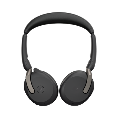 Jabra Evolve2 65 Flex, Auricular stereo versión MS, dongle USB-A con cancelación de ruido (26599-999-999)