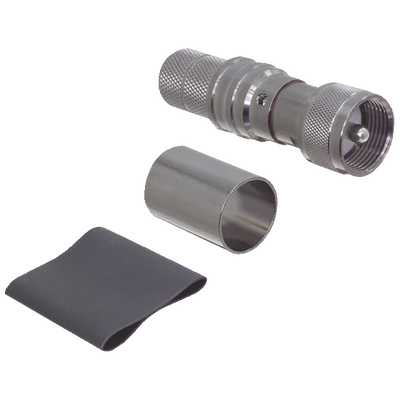 Conector UHF Macho Plegable con Pin Cautivo para cables RG8