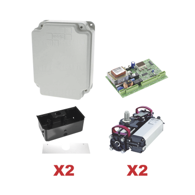 Kit de Operadores Subterraneos FAAC S800 a 115V Para Puertas Abatibles / Para Puertas de Hasta 2 Metros y 800 Kg