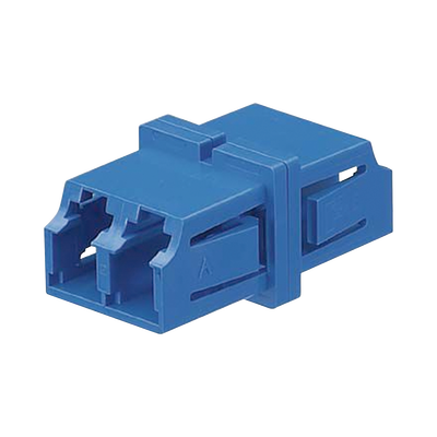Módulo Acoplador LC Duplex, Para Fibra Monomodo, Color Azul