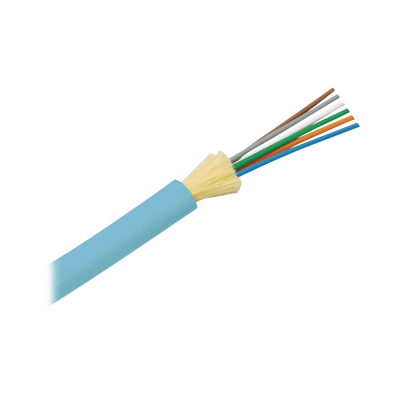 Cable de Fibra Óptica de 6 hilos, Multimodo OM3 50/125 Optimizada, Interior, Tight Buffer 900um, No Conductiva (Dieléctrica), OFNR (Riser), Precio Por Metro