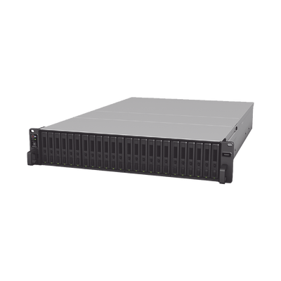 NAS Todo Flash FlashStation FS3600 | 24 Receptáculos | Intel Xeon D-1567 12 Núcleos | 16 GB RAM (Ampliable a 128 GB) | 195,000 IOPS Escritura Aleatoria iSCSI 4K | 10 GbE | Compatible con Virtualización | Protección de Datos Int