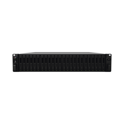 Servidor All-Flash Synology FlashStation FS6400 | 24 Bahías SAS-SATA | Dual Intel Xeon Silver 4110 | 32GB DDR4 ECC RDIMM | 10GbE | Escalable hasta 72 Unidades.