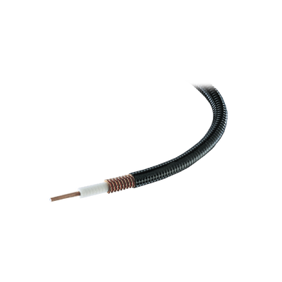 Cable coaxial HELIAX de 1/2", cobre corrugado, blindado, 50 Ohms, Pieza De 10 metros.