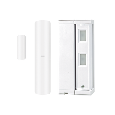 Sensor de Movimiento / Tipo Cortina / Ajuste de detección 2m o 5m / 100% Exterior / Inalámbrico / Incluye transmisor DS-PDMC-EG2-WB(B) para paneles AXPRO/ Proteja fachadas, puertas, ventanas, balcones y mas!