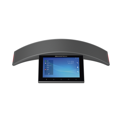 Teléfono - Audioconferencias IP Android 10, 12 líneas SIP con 12 cuentas, pantalla táctil 8", puertos Gigabit, Wi-Fi, Bluetooth, PoE, codec Opus, IPV4/IPV6 con gestión en la nube GDMS