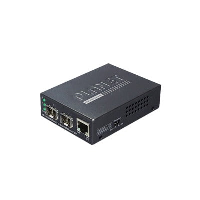 Convertidor de Medios con Doble Puerto SFP 1000BASE-FX/SX/LX y Puerto Ethernet 1000Base-T