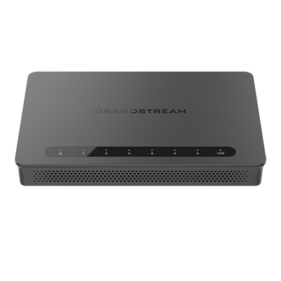 Router Gigabit VPN / Balanceador de cargas / 30,000 sesiones NAT / 4 puertos 10/100/1000 Mbps + 2 puertos SFP (WAN/LAN) / 1 puerto entrada PoE(af/at) / 2 puertos salida PoE (af/at) / Compatible con GWN Cloud.