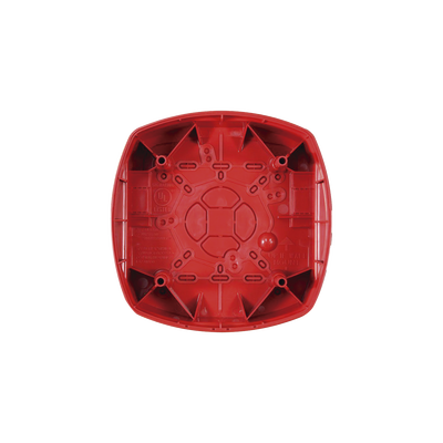 Caja de Montaje para Bocina/Estrobo Hochiki, Color Rojo