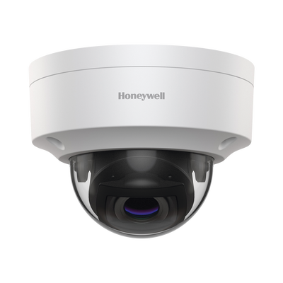 Camara Domo IP 5 Megapíxeles / Lente Mot. 2.8 a 12 mm / 30 mts IR / NDAA / ONVIF / Exterior IP66 / Antivandálica IK10 / H.265 / PoE / WDR 120 dB / HLC / Serie 30 / Honeywell Security