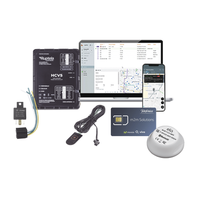Kit de Localizador 4G LTE / 1 MICSIM25GPS y datos 1 año + 1 BLUEPUCKRHT + 1 EPCOMGPSMENSUAL + RELAY + Botón SOS