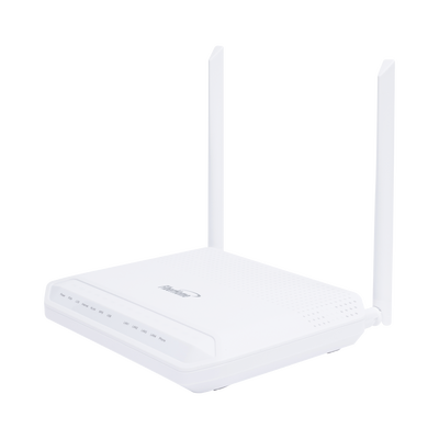 ONU GPON WiFi 2.4/5 GHz, Compatible con OLT´s de Terceros, MIMO 2x2, 4 puertos Gigabit + 1 POTS + USB, conector SC/UPC