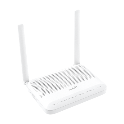 ONU GPON WiFi 2.4/5 GHz, Compatible con OLT´s de Terceros, MIMO 2x2, 4 puertos Gigabit + 1 POTS + USB, conector SC/UPC