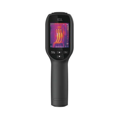 E1L - Cámara Termográfica Portátil / Resolución 160 x 120 / Lente 3.1 mm / Pantalla LCD 2.4" / IP54 / Ranura Micro SD hasta 128 GB (8 GB por Default Integrada)