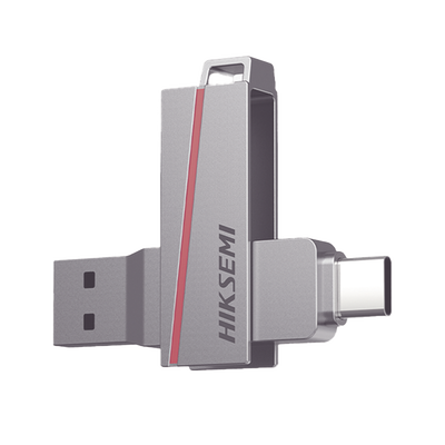 Memoria USB Dual de 128 GB / USB-C y USB-A / Transferencia de Alta Velocidad / Metálica / Compatible con Dispositivos Móviles, Windows, Mac y Linux