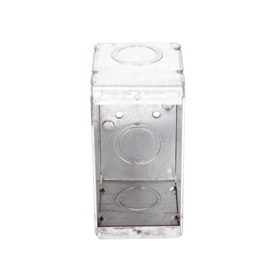 Caja (Chalupa ) Multigang de 1 Gang/ Profundidad de 2-1/2"/ 8 TKO (1/2" y 3/4").