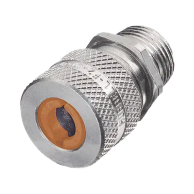Conector de cable, de aluminio macho recto, .13 - .19" (3.2 - 4.7 mm), 3/4".