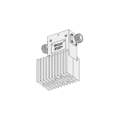 Aislador de Etapa Sencilla, 380-415 MHz, Banda Ancha de 35 MHz, Carga de 60 Watt, 125 Watt, N Hembras.