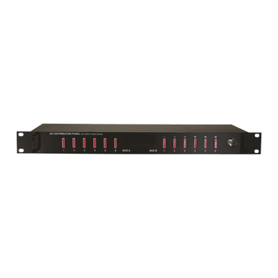 PDU Básico Administrable Doble Bus, 12 Salidas con fusible tipo ATO, Aplicaciones en 12, 24 y 48 Vcc.