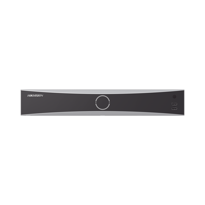 NVR 12 Megapixel (4K) / Reconocimiento Facial / 16 Canales IP / 4 Bahias de Disco Duro / 16 Puertos PoE / Detección de Cuerpo Humano y Vehículos
