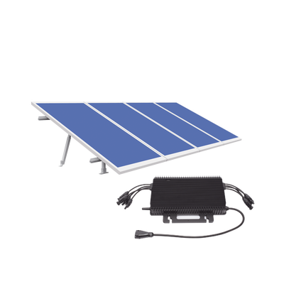 Kit Solar para Interconexión de 1.8KW de Potencia Pico 220Vca con Microinversor y 4 Módulos de 450 W (Incluye Montaje).