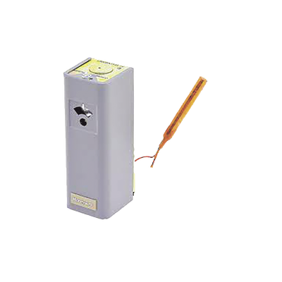 Controlador de montaje horizontal de límite alto o bajo con SPDT, rango operativo 38 a 116 °C , capilar de 3 pulgadas.