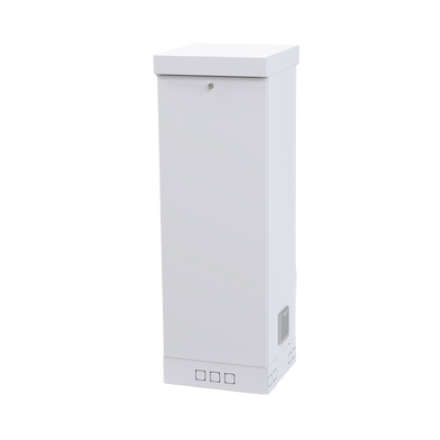 Gabinete para Piso, Capacidad, 31 Unidades de Rack, Doble puerta y Postes frontales e intermedios ajustables, Color Blanco, Se envía el Gabinete Armado.