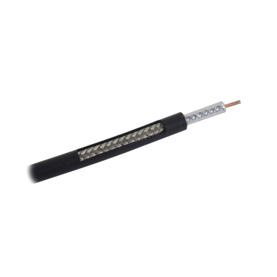 Metro de Cable Coaxial RG-58 LMRLW-195, Malla de Aluminio, Baja Pérdida de 50 Ohms, Conductor de Cobre Sólido