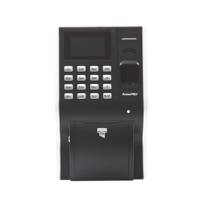 Reloj checador con impresora integrada ideal para comedores / TCP/IP / Reportes de asistencia con software / Imprime ticket por cada empleado / Soporta 3,000 huellas