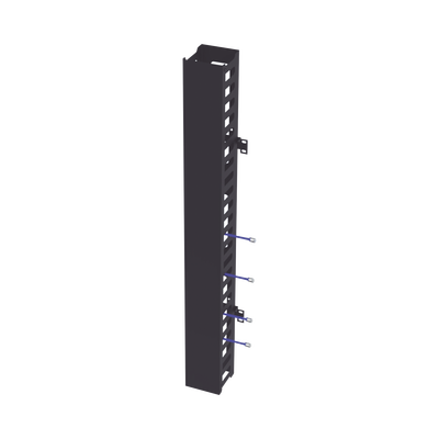 Kit Organizador Vertical de Cable Sencillo para Rack Abierto de 24 Unidades para EIQR3224 y EIRL5524DR.